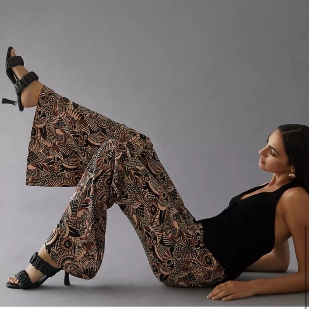 NWT - Anthro retro flares - high rise - sz 0 - Picture 2 of 13
